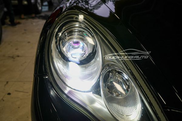 Độ Đèn Bi LED Laser Osram PES Cho Xe Porsche Panamera 4s