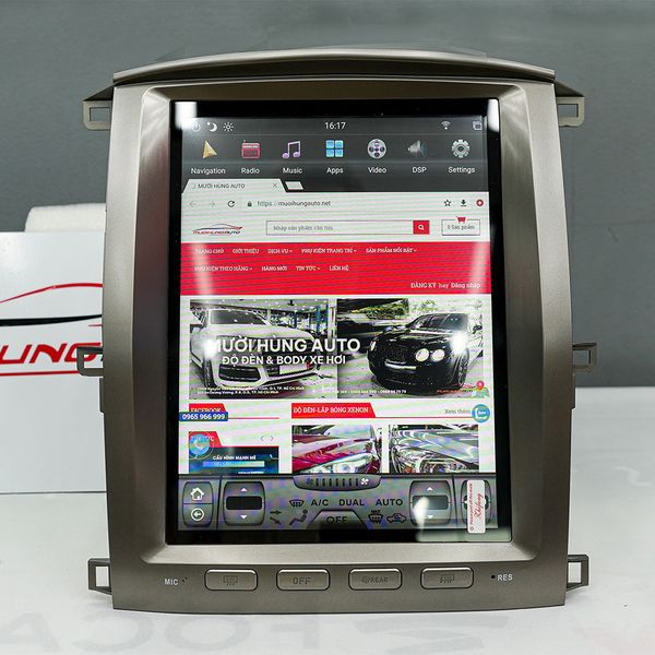 Màn Hình DVD Android Xe Toyota Land Cruiser