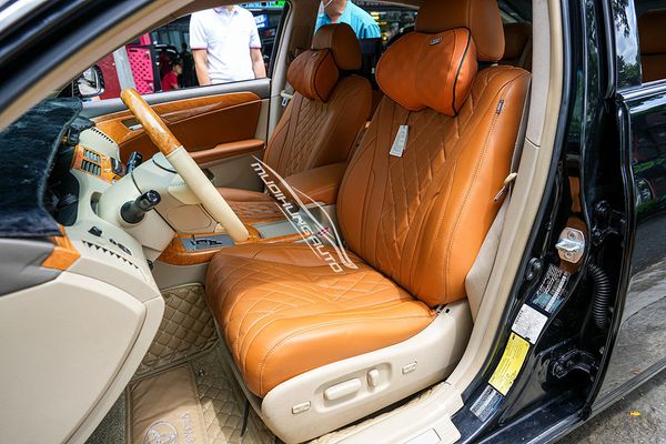 Bọc Ghế Da Mẫu CAROLA Cho Xe Toyota Avalon 2022