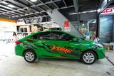 Dán Tem Hông Trang Trí Cho Xe Toyota Vios