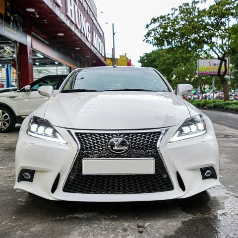 Combo Cản Trước Và Đèn Pha Full LED Cho Xe Lexus IS250C 2010 Lên Đời 2018