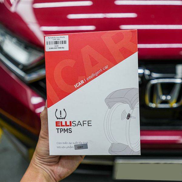 Lắp Cảm Biến Áp Suất Lốp ICAR TPMS C397 Cho Xe Honda CRV
