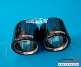 Đuôi pô Akrapovic đơn Carbon chính hãng dùng cho ô tô