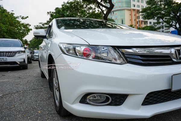 Độ Đèn Bi LED H5 Nvel Titan Tích Hợp LED Mắt Quỷ 7 Màu Cho Xe Honda Civic 2013