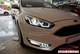 Ford Focus Thay Nguyên Cụm Đèn Pha Và LED Cản Trước