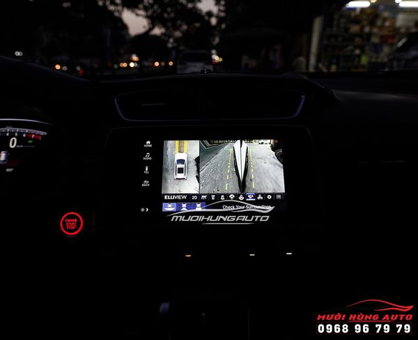 Gắn Camera 360 Độ Elliview V5 Bản P Chính Hãng Cho Xe Honda CRV