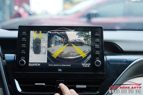 Bộ Camera 360 Độ Chính Hãng Cho Toyota Camry 2022 Hiệu Elliview V5-S