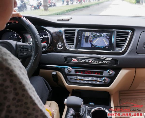 Gắn Camera 360 Độ Xe Kia Sedona Panorama Hàn Quốc