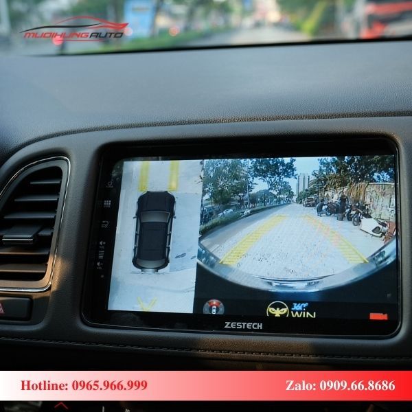 Gắn camera hành trình 360 độ  Owin cho Honda HRV 2019-2020