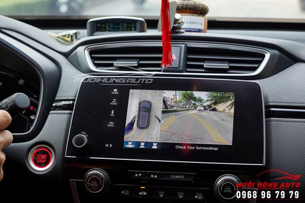 Trang Bị Camera 360 Độ Cao Cấp Xe Safeview LD980 Cho Xe Honda CRV
