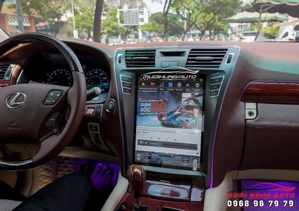 Trang Bị Bộ Màn Hình Android Và Camera 360 Cao Cấp Cho Xe Lexus LS460L