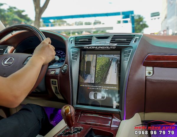 Trang Bị Bộ Màn Hình Android Và Camera 360 Cao Cấp Cho Xe Lexus LS460L