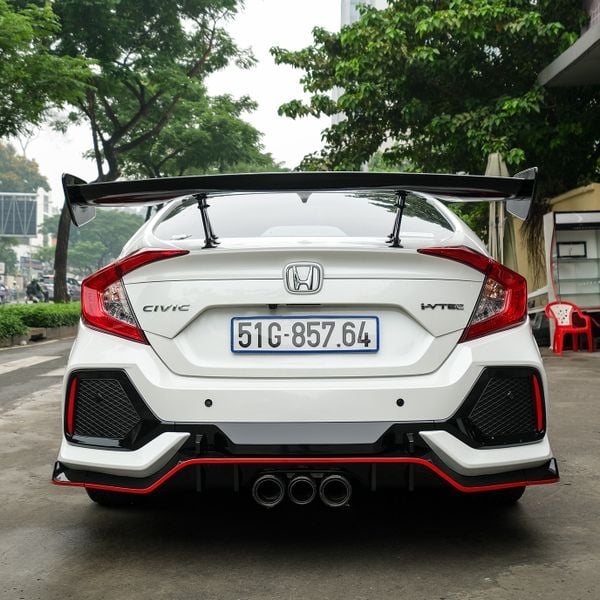 Gắn Đuôi Cá Cao Thể Thao Xe Honda Civic 2018-2020