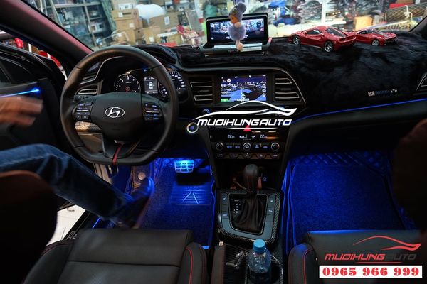 Gắn LED nội thất cao cấp cho Hyundai Elantra 2019 - 2020