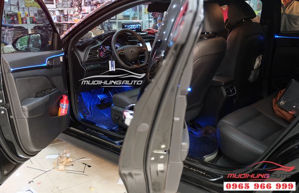 Gắn LED nội thất cao cấp cho Hyundai Elantra 2019 - 2020