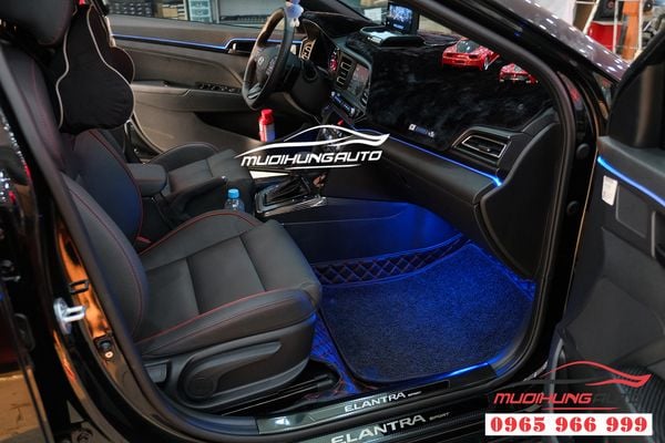 Gắn LED nội thất cao cấp cho Hyundai Elantra 2019 - 2020