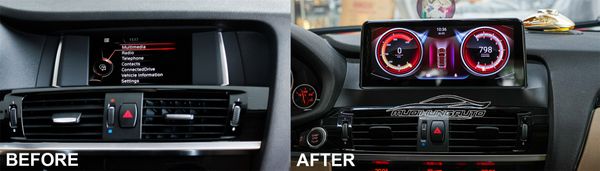 Gắn Màn Hình Android Và Camera 360 Elliview V5-S Cho Xe BMW X4