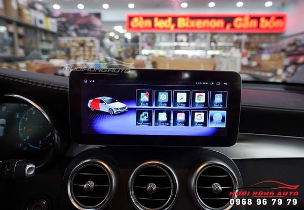 Gắn Màn Hình DVD Android Chính Hãng Xe Mercedes GLC300 2020