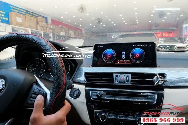 Gắn màn hình DVD Android cho BMW X1