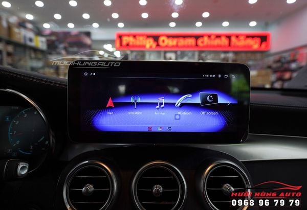 Gắn Màn Hình DVD Android Chính Hãng Xe Mercedes GLC300 2020