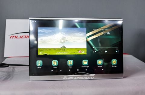 Gắn Màn Hình Gối Đầu Android 13.3 Inch Cho Xe Vinfast LUX SA2.0