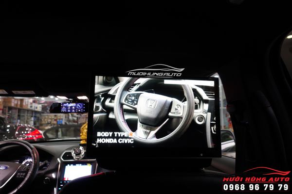 Gắn Màn Hình Gối Đầu Android Cho Xe Ford Explorer 2020