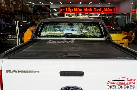 Gắn Nắp Thùng Cuộn PICK - UP Xe Ford Ranger 2020 Chính Hãng