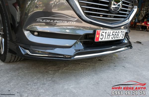 Gắn Ốp Cản Trước Carbon Xe Mazda CX8 2020 Tại TPHCM