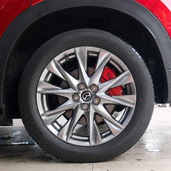 Gắn Ốp Phanh Brembo Đỏ Xe Mazda CX8 Cực Đẹp