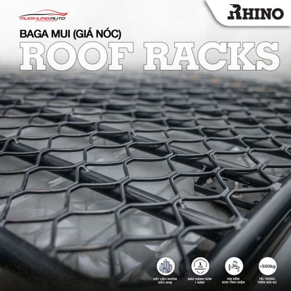 Baga Mui Nhôm Rhino Xe Bán Tải (Mẫu Phẳng)