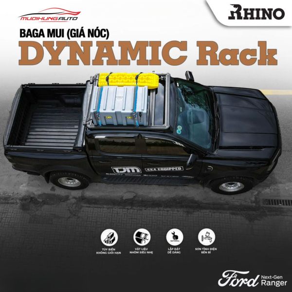 Baga Mui Nhôm Rhino Dynamic Xe Bán Tải