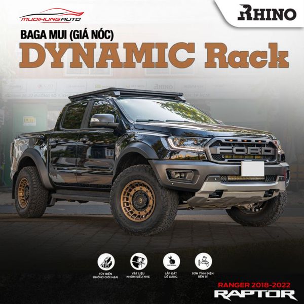 Baga Mui Nhôm Rhino Dynamic Xe Bán Tải
