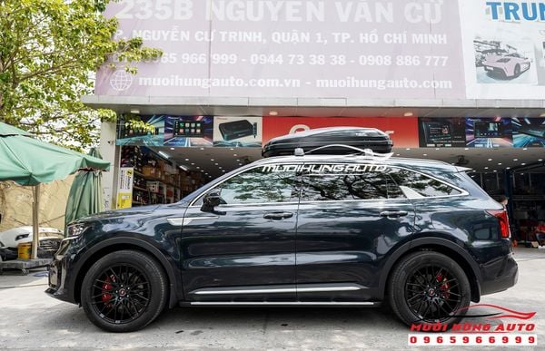 Hộp Đựng Đồ Trên Nóc Xe Kia Sorento 2021 Kiểu Phi Thuyền Cao Cấp