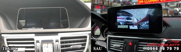 Lắp Đặt Màn Hình Android Cao Cấp Cho Mercedes E250 Tại TPHCM