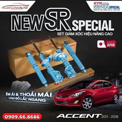 Bộ phuộc giảm xóc KYB New SR Special xe Hyundai Accent