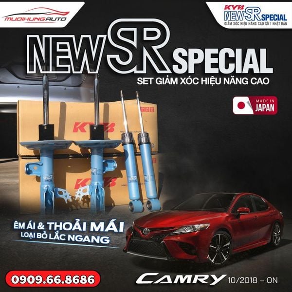 Bộ Phuộc Giảm Xóc KYB New SR Special Xe Toyota Camry 2018