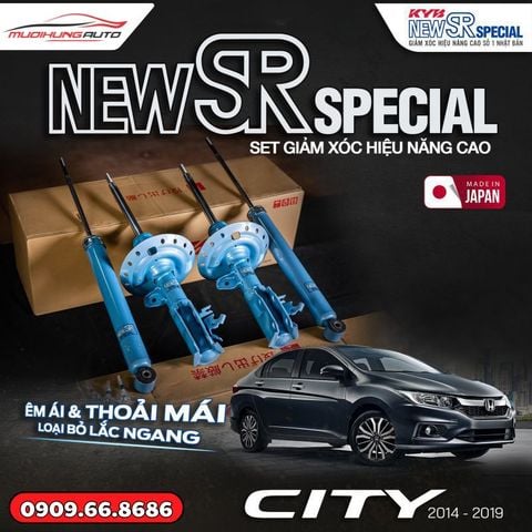 Bộ phuộc giảm xóc KYB New SR Special xe Honda City