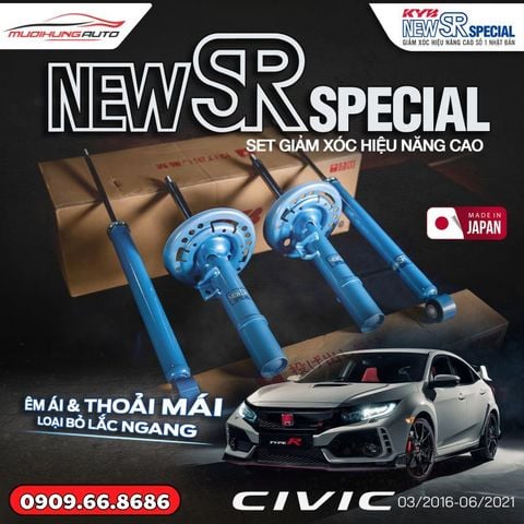 Bộ phuộc giảm xóc KYB New SR Special xe Honda Civic Gen 10