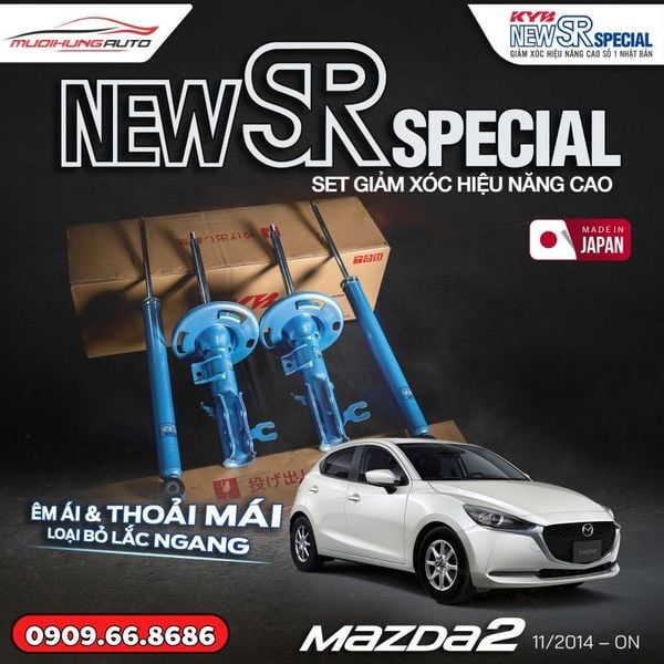 Bộ Phuộc Giảm Xóc KYB New SR Special Xe Mazda 2