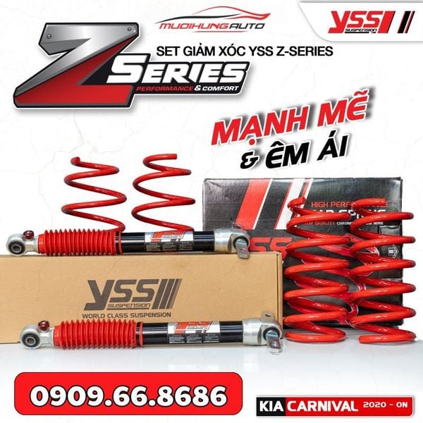 Bộ Phuộc Giảm Xóc YSS Z-SERIES Xe Kia Carnival 2020 - ON