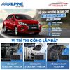 Gói Cách Âm Alpine Cho Xe Mitsubishi Mirage