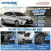 Gói Cách Âm Alpine Cho Xe Toyota Yaris