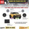 Gói Nâng Cấp Âm Thanh Awave Cho Vinfast VF3 - Combo 11