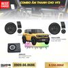 Gói Nâng Cấp Âm Thanh Awave Cho Vinfast VF3 - Combo 2