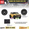 Gói Nâng Cấp Âm Thanh Awave Cho Vinfast VF3 - Combo 3