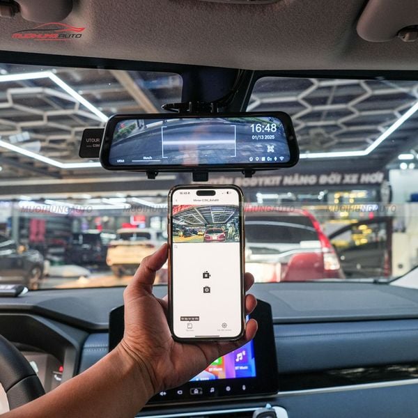 Gương Điện Tử AI ADAS UTOUR C3M Cho Xe Mitsubishi Xpander Cross 2024