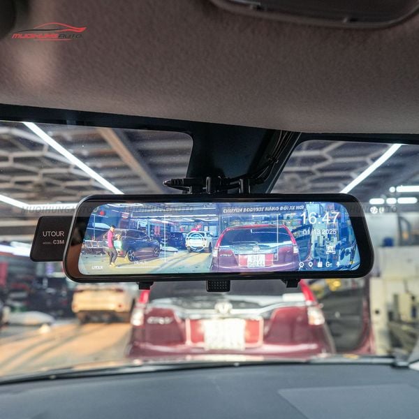 Gương Điện Tử AI ADAS UTOUR C3M Cho Xe Mitsubishi Xpander Cross 2024