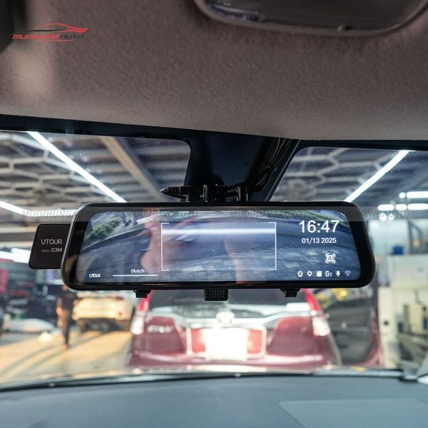 Gương Điện Tử AI ADAS UTOUR C3M Cho Xe Mitsubishi Xpander Cross 2024
