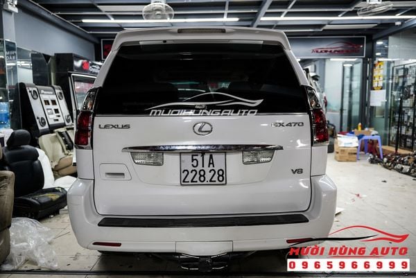 Gắn Màn Hình DVD Tesla 10.4 inch Và Camera 360 Độ Xe Lexus GX470