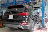 Hyundai Santafe 2019 Độ Pô Vuông Cao Cấp